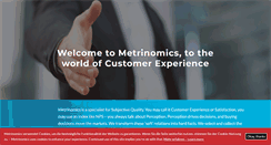 Desktop Screenshot of metrinomics.com