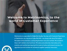 Tablet Screenshot of metrinomics.com